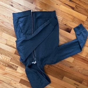 Blue full zip jacket